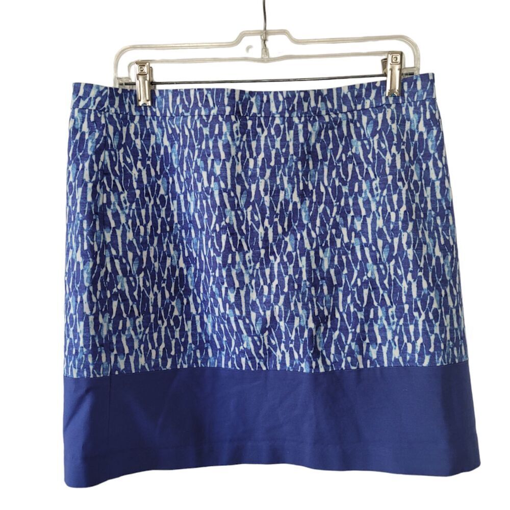 MICHAEL Michael Kors Womens Print Blocked Mini Royal 4-Sz 10